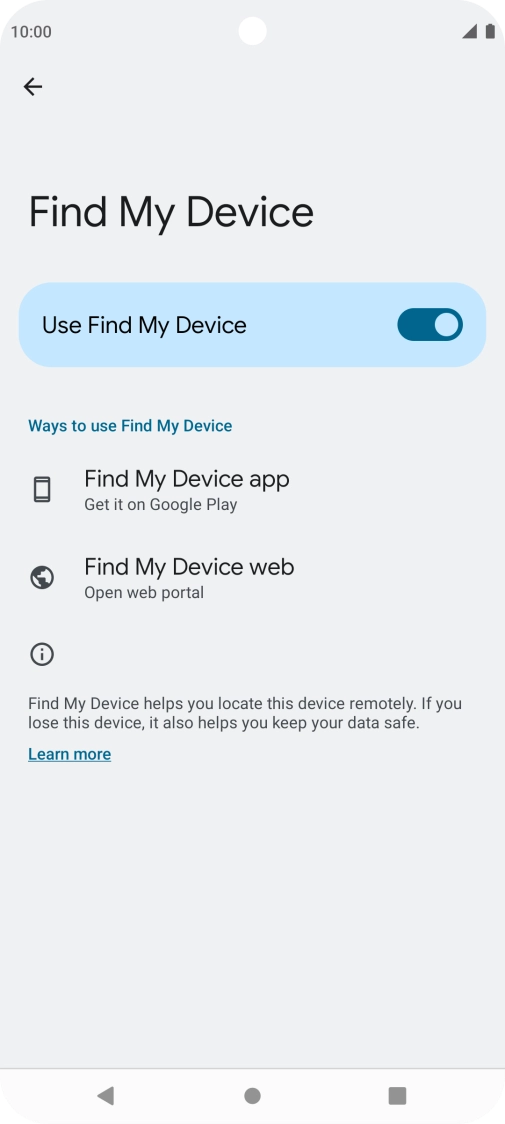 Press the Home key to return to the home screen. Press the Home key to return to the home screen.
