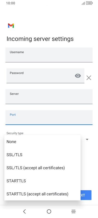 Press None. Press None.