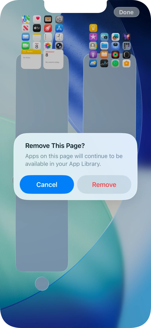 Press Remove. Press Remove.