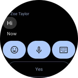 Press the microphone icon. Press the microphone icon.