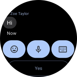 Press the microphone icon. Press the microphone icon.