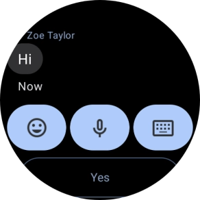 Press the microphone icon. Press the microphone icon.