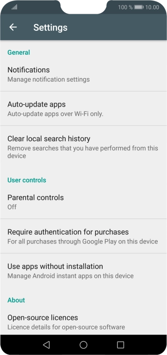 Press Auto-update apps. Press Auto-update apps.