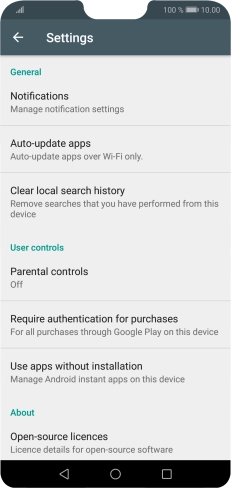 Press Auto-update apps. Press Auto-update apps.