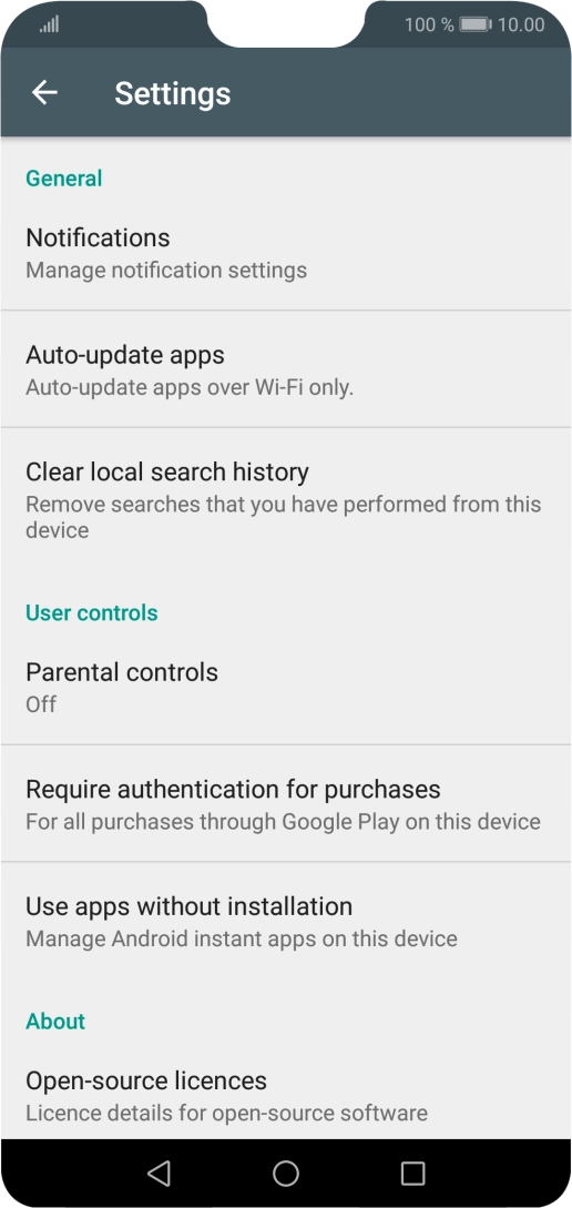 Press Auto-update apps. Press Auto-update apps.