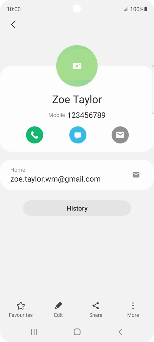 Press the call icon. Press the call icon.