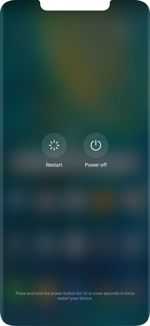 Press Power off. Press Power off.
