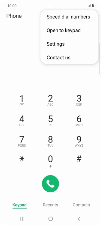 Press Settings. Press Settings.