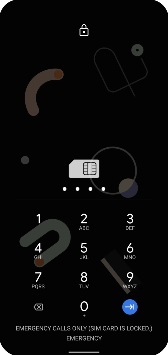 If you're asked to key in your PIN, do so and press the confirm icon. The default PIN is 1111. If you're asked to key in your PIN, do so and press the confirm icon. The default PIN is 1111.