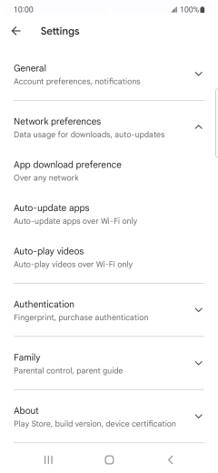 Press Auto-update apps. Press Auto-update apps.