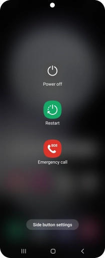Press Power off. Press Power off.