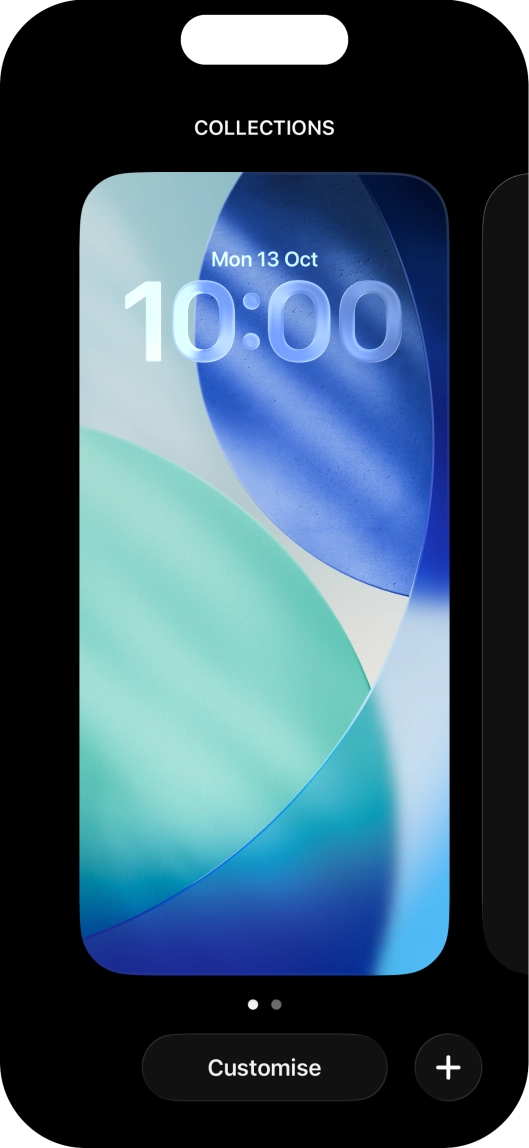 Press the add icon. Press the add icon.