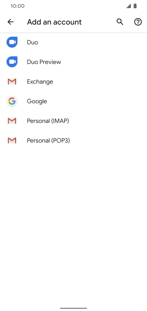Press Google. Press Google.