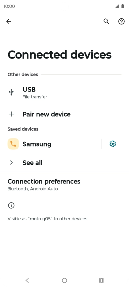 Press the Home key to return to the home screen. Press the Home key to return to the home screen.