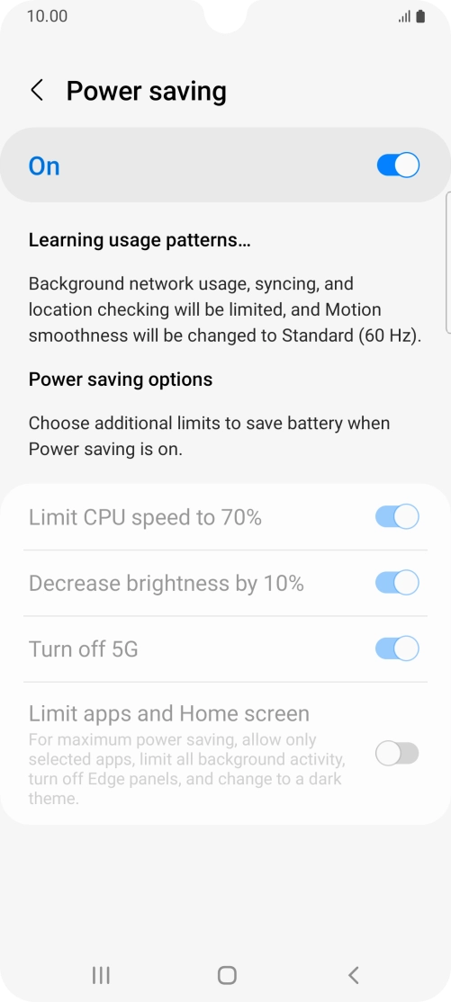 Press the Home key to return to the home screen. Press the Home key to return to the home screen.