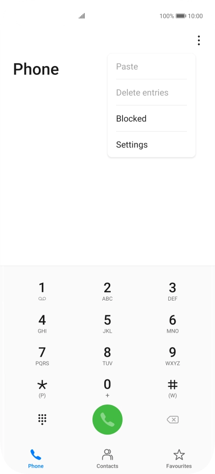 Press Settings. Press Settings.