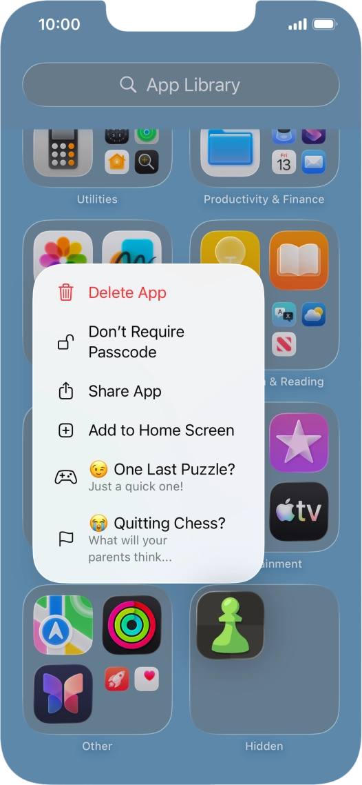 Press Don't Require Passcode. Press Don't Require Passcode.