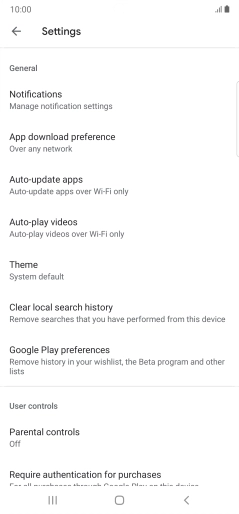 Press Auto-update apps. Press Auto-update apps.