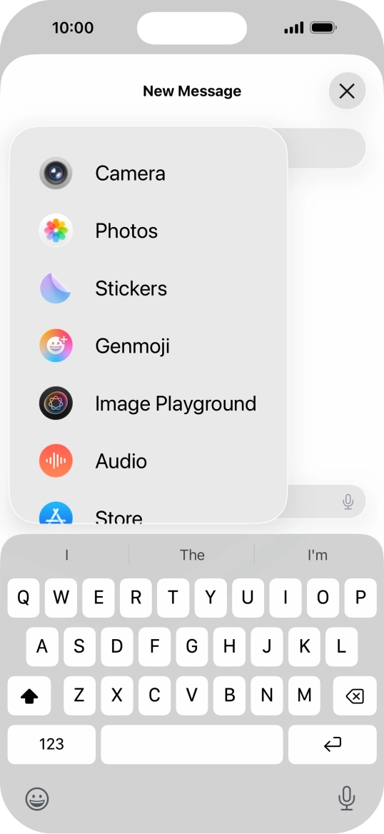 Press Genmoji. Press Genmoji.