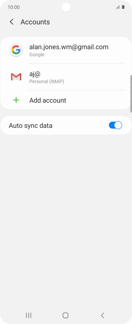 Press the Home key to return to the home screen. Press the Home key to return to the home screen.