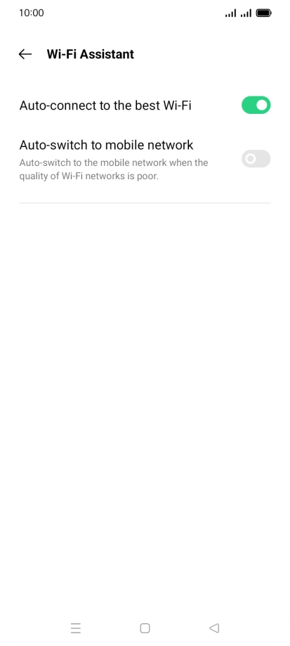 Press the indicator next to Press the indicator next to