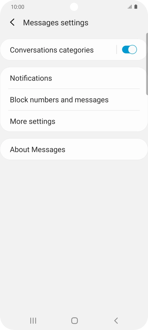 Press More settings. Press More settings.