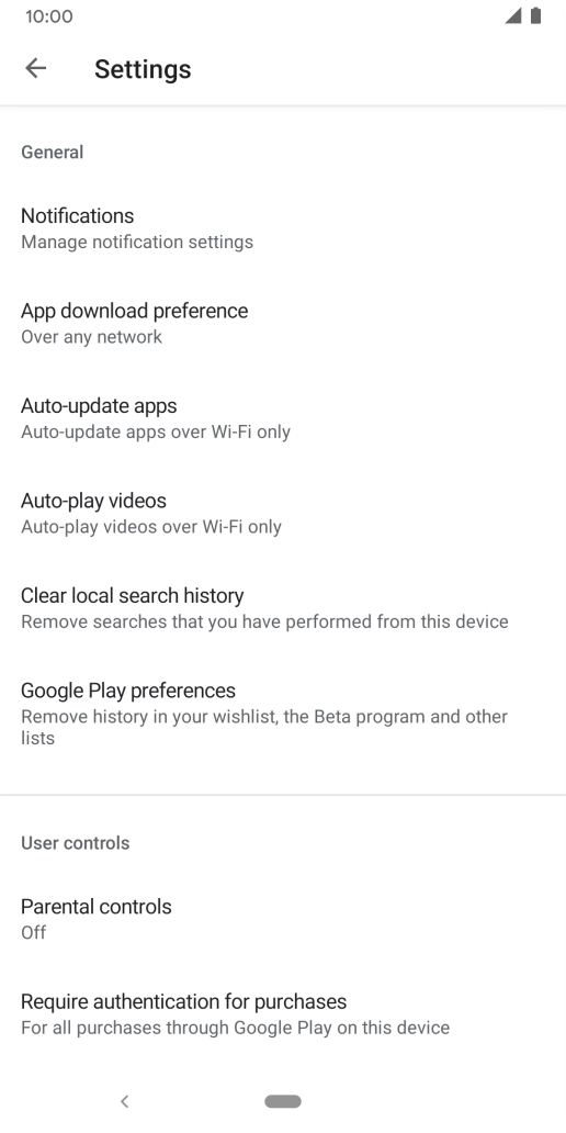 Press Auto-update apps. Press Auto-update apps.