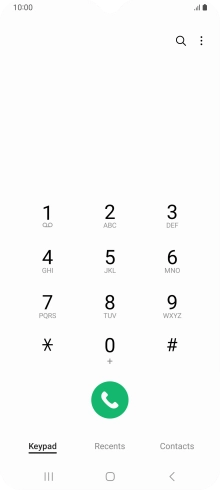 Press the menu icon. Press the menu icon.