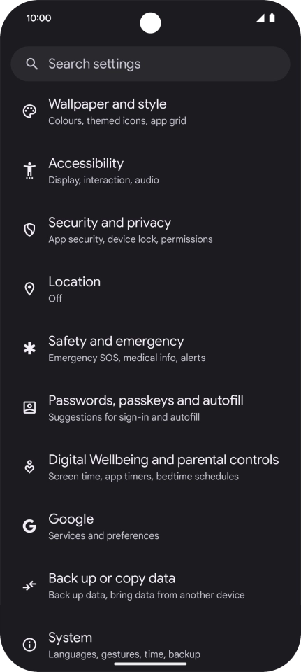 Press Passwords, passkeys and autofill. Press Passwords, passkeys and autofill.