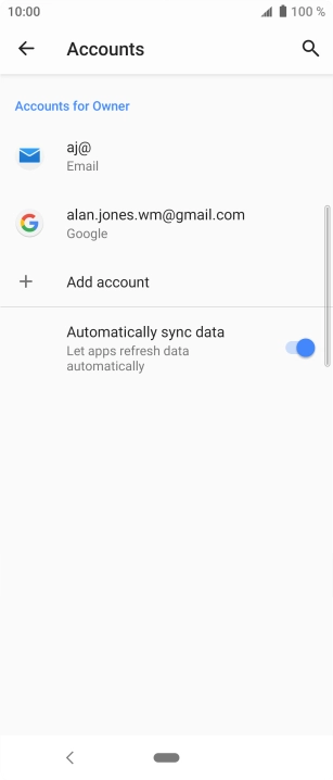 Press the Home key to return to the home screen. Press the Home key to return to the home screen.