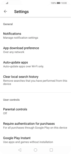 Press Auto-update apps. Press Auto-update apps.