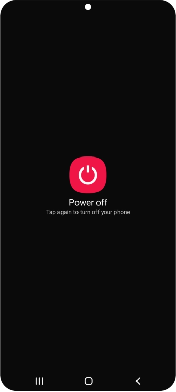 Press Power off. Press Power off.