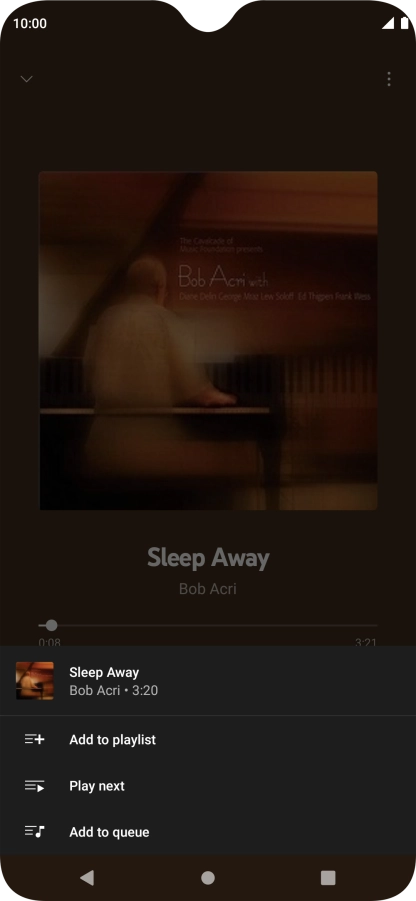 Press Add to playlist. Press Add to playlist.