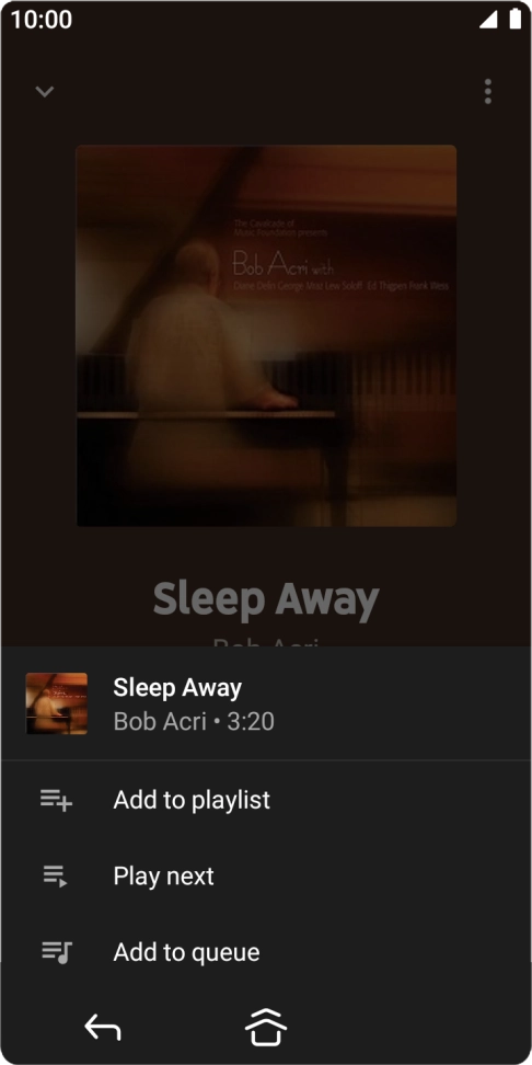 Press Add to playlist. Press Add to playlist.