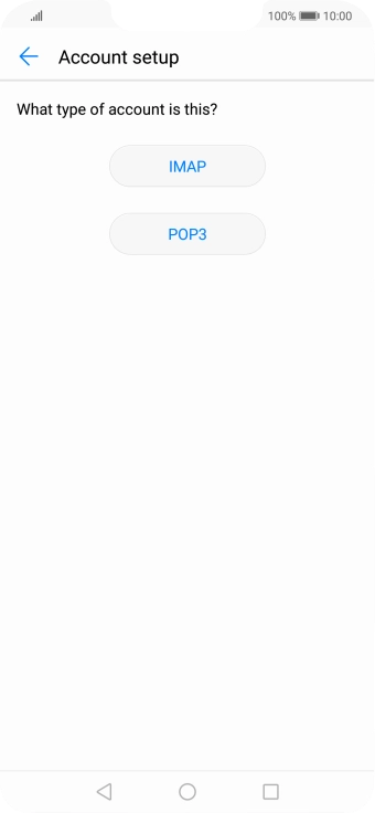 Press POP3. Press POP3.
