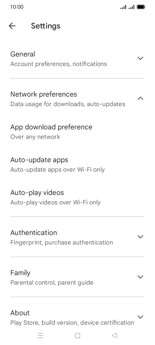 Press Auto-update apps. Press Auto-update apps.