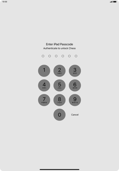 Use the lock code you created. The app is now no longer locked. Use the lock code you created. The app is now no longer locked.