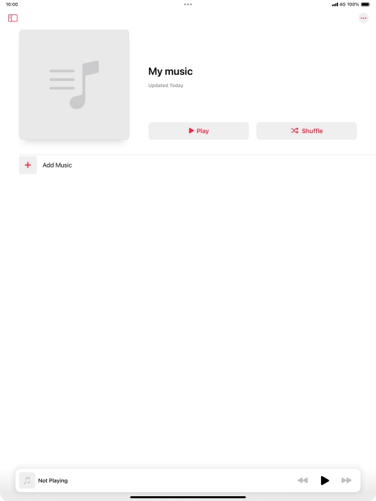 Press Add Music. Press Add Music.