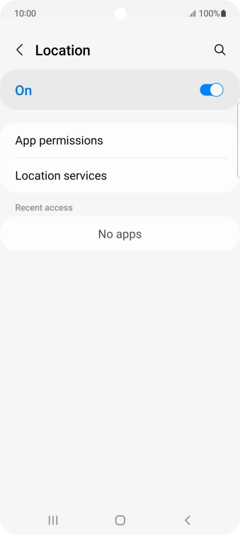 Press App permissions. Press App permissions.