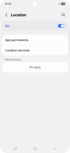 Press App permissions. Press App permissions.