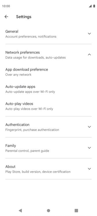 Press Auto-update apps. Press Auto-update apps.