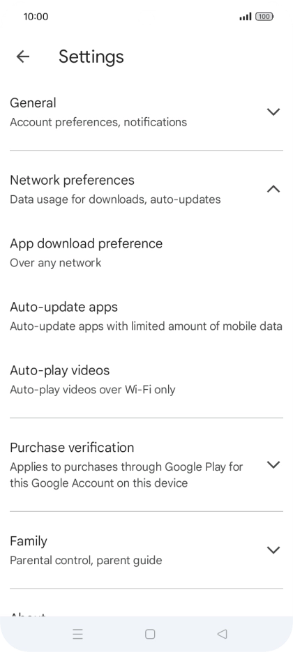 Press Auto-update apps. Press Auto-update apps.
