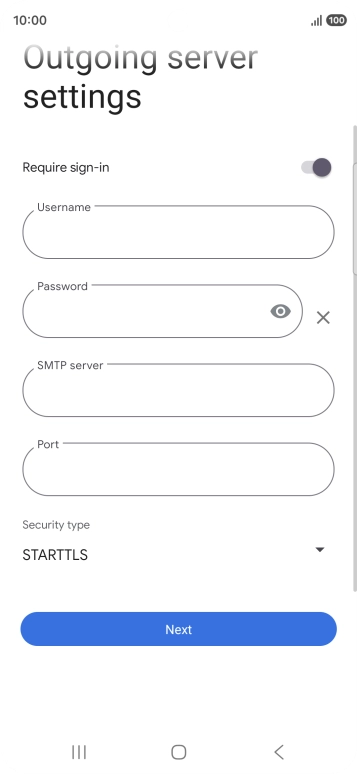 Press the indicator next to Press the indicator next to