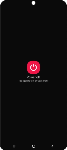 Press Power off. Press Power off.
