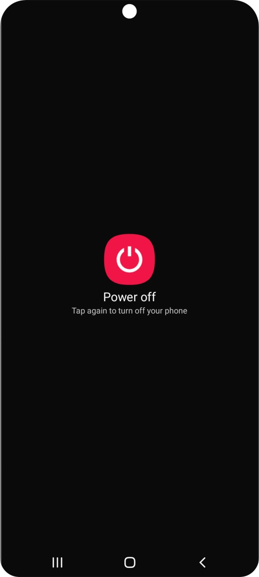 Press Power off. Press Power off.