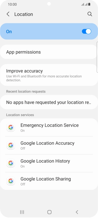 Press App permissions. Press App permissions.