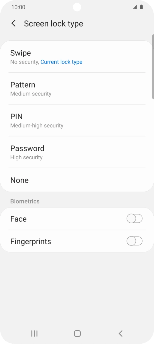 Press Fingerprints. Press Fingerprints.