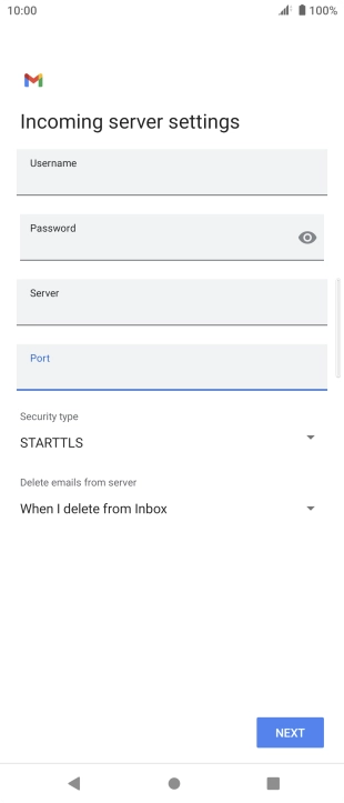 Press the drop down list below Press the drop down list below