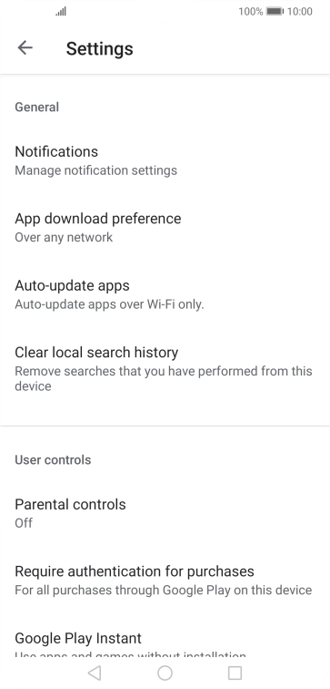 Press Auto-update apps. Press Auto-update apps.