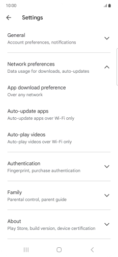 Press Auto-update apps. Press Auto-update apps.